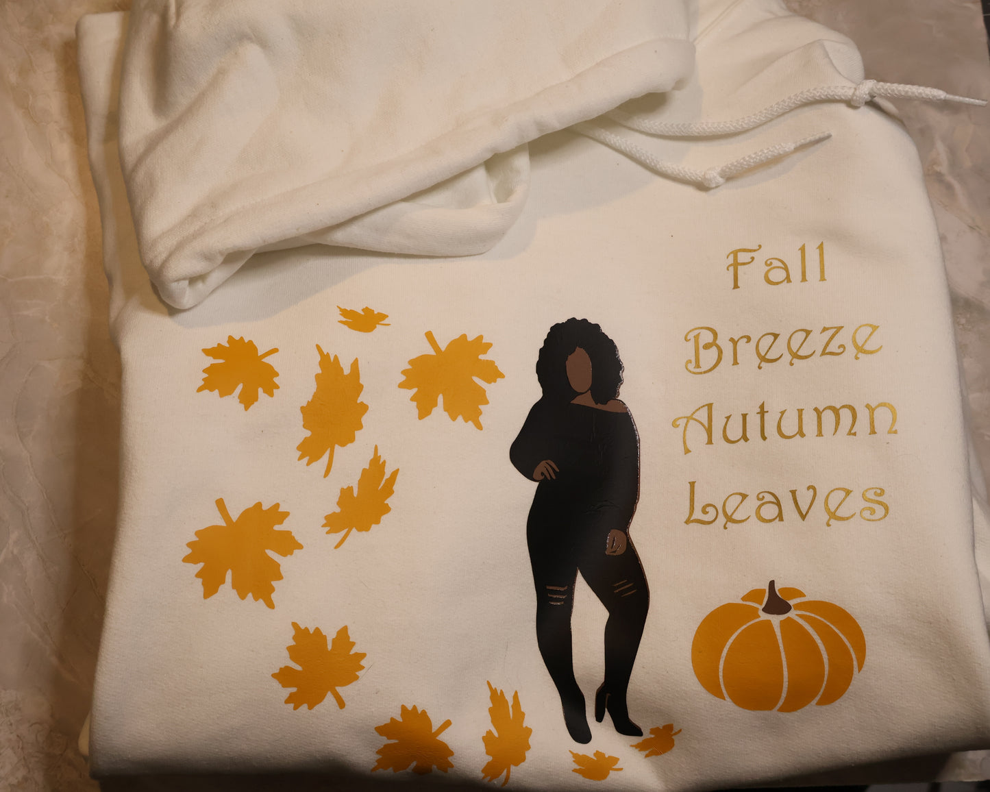 Fall Breeze Autumn Leaves Hoodie