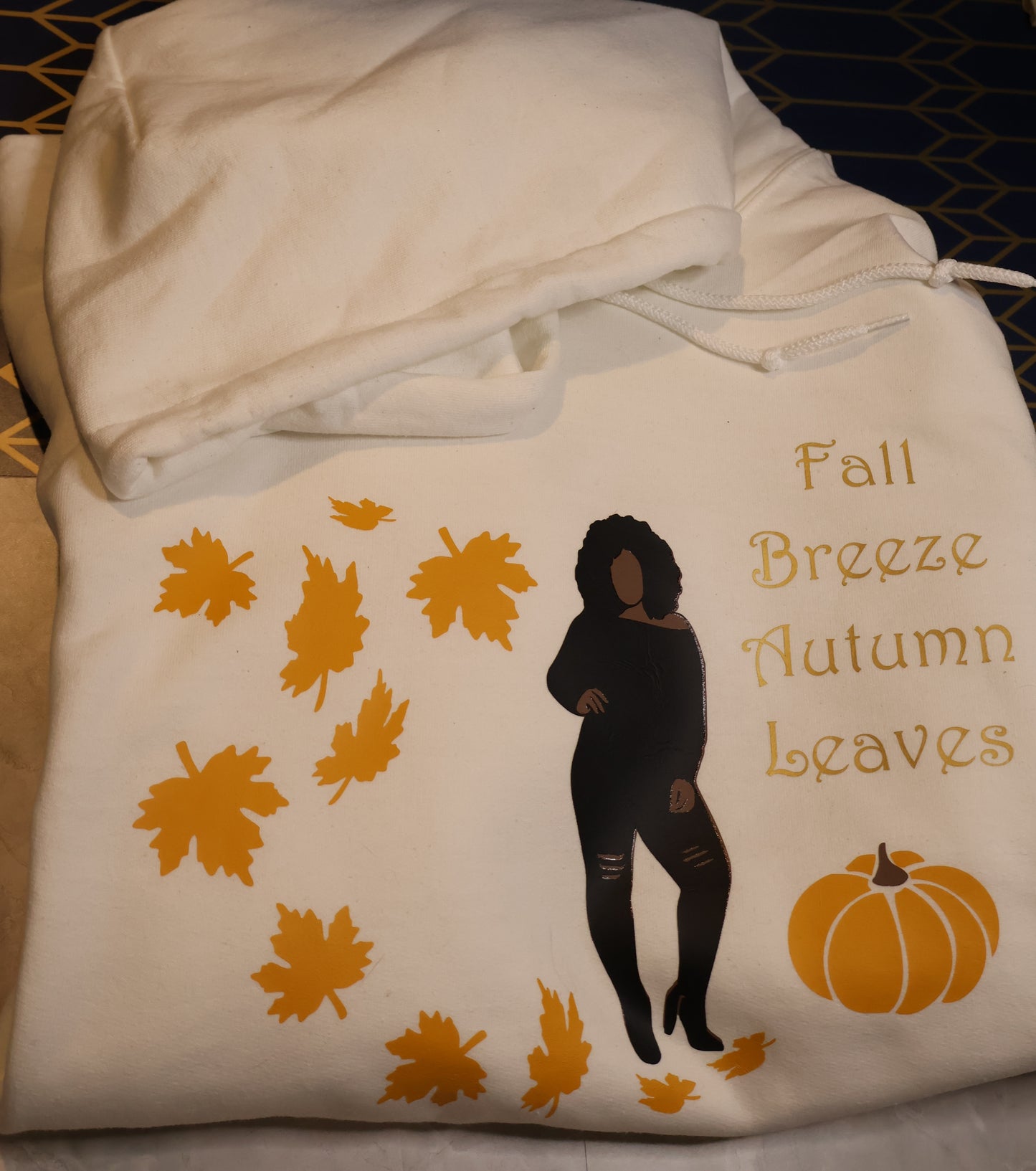 Fall Breeze Autumn Leaves Hoodie