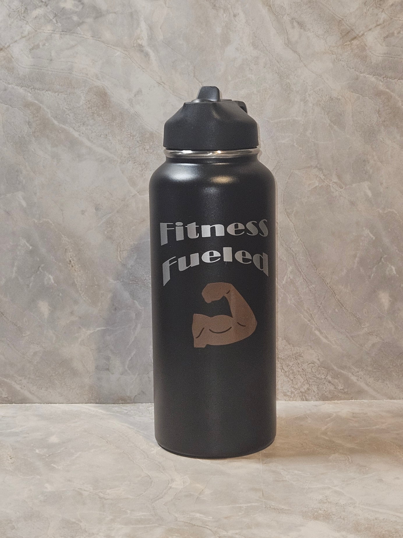 Fitness Fueled Steel Bottle