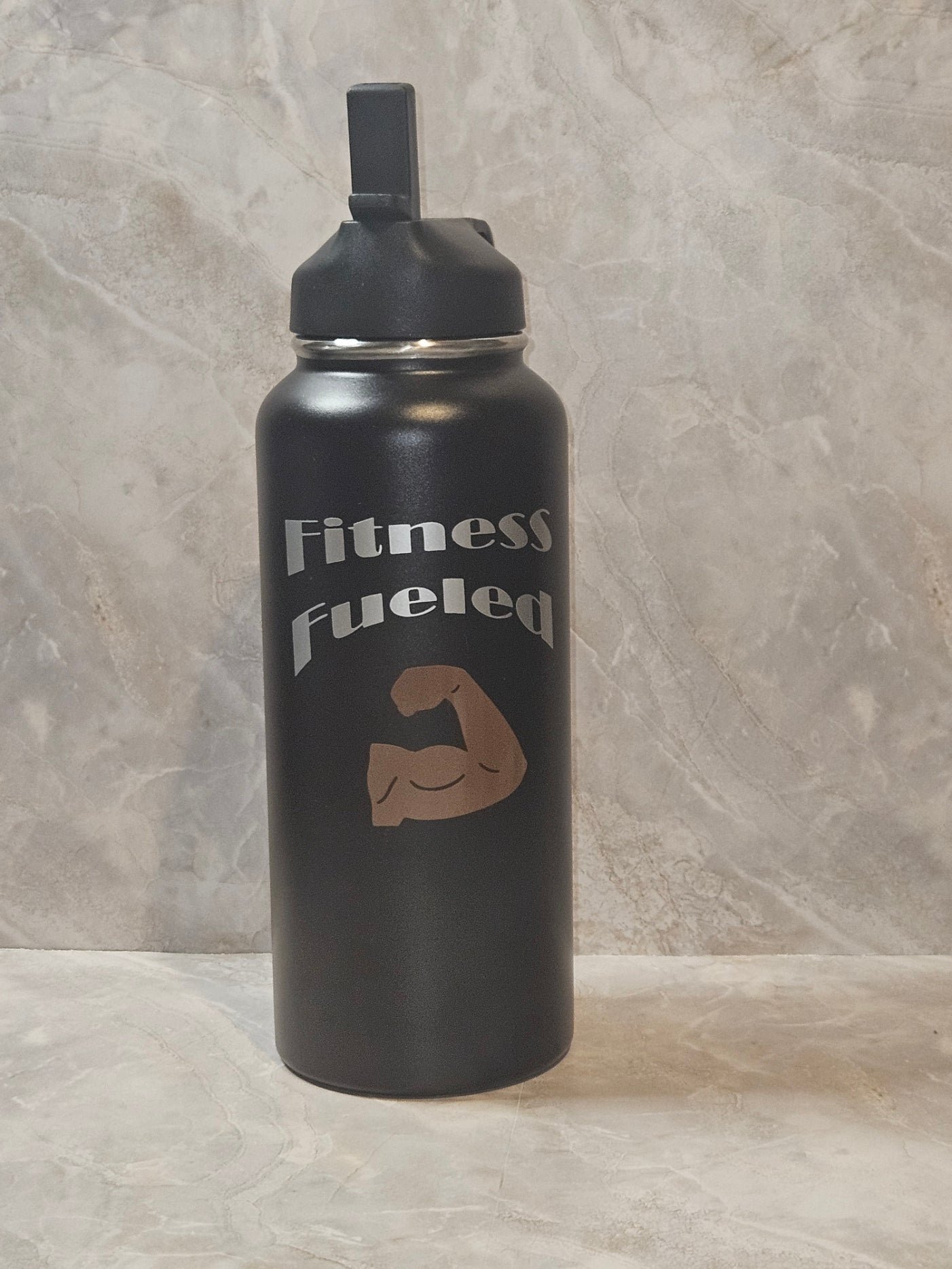 Fitness Fueled Steel Bottle