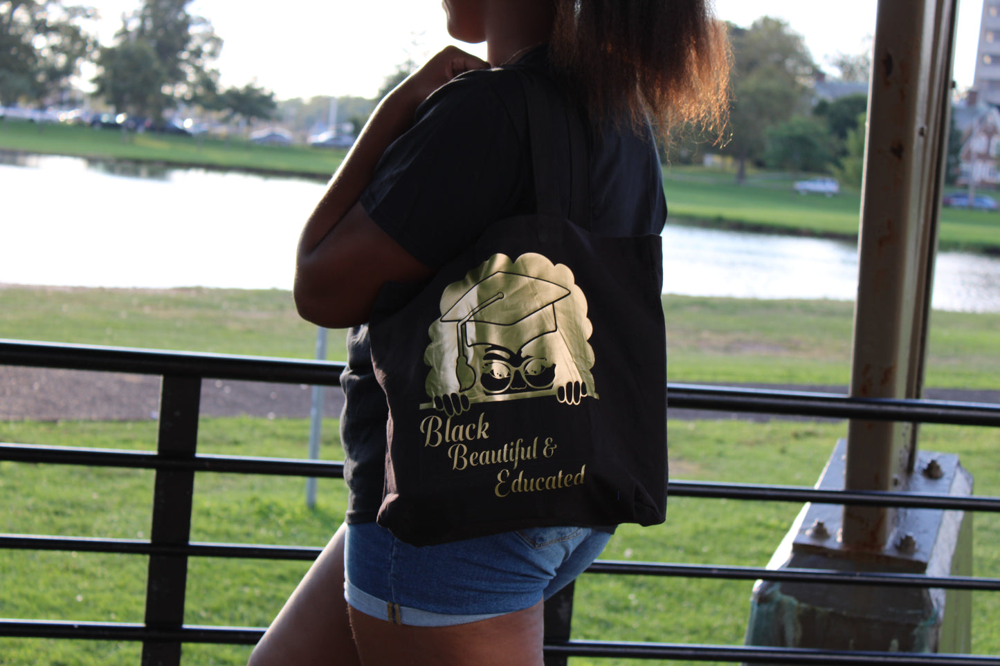 Black, Beautiful, and Educated Tote Bag