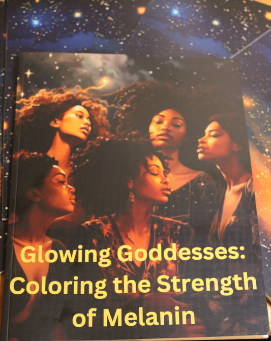 Glowing Goddesses Coloring Book