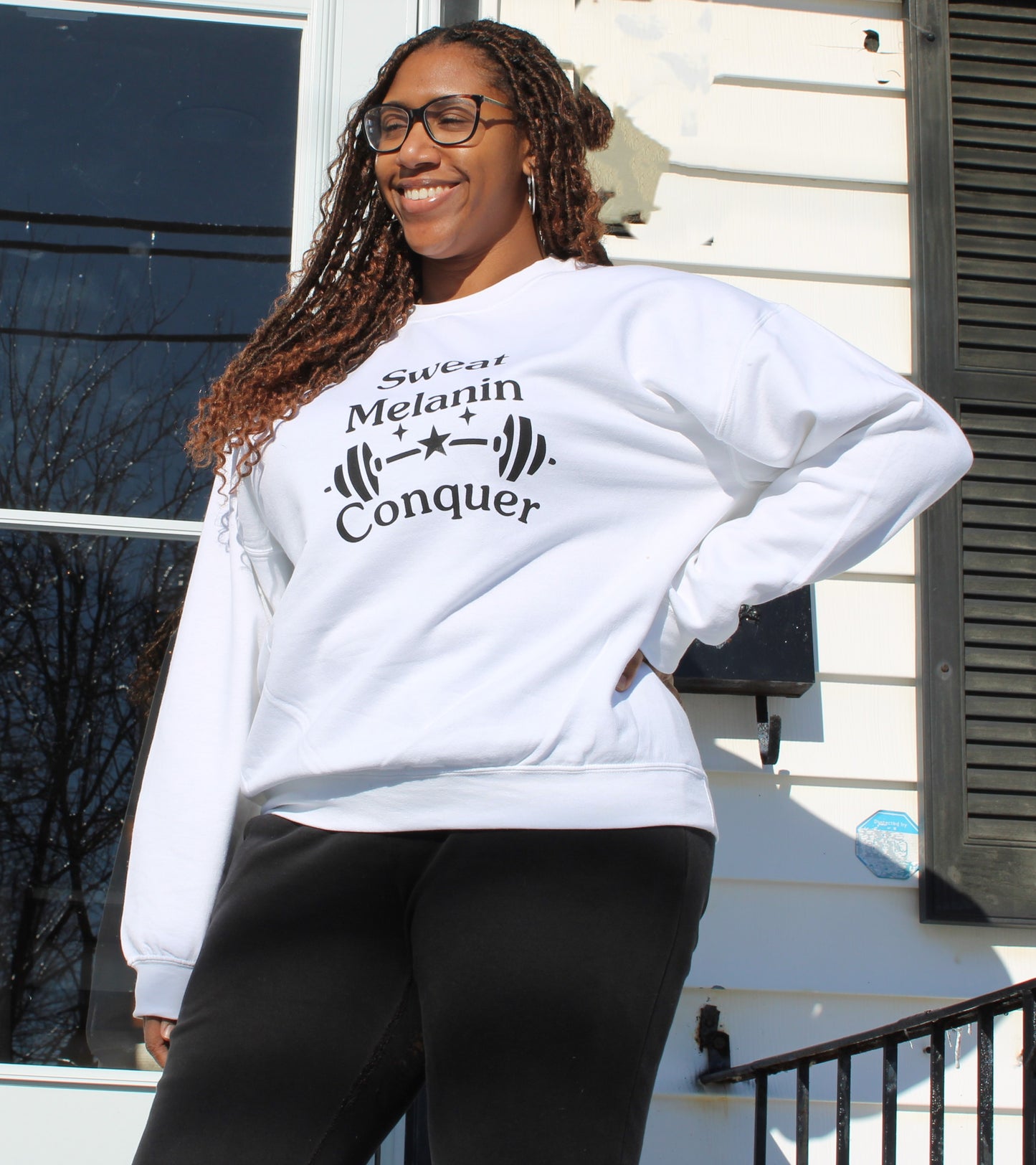 Sweat Melanin Conquer Sweatshirt