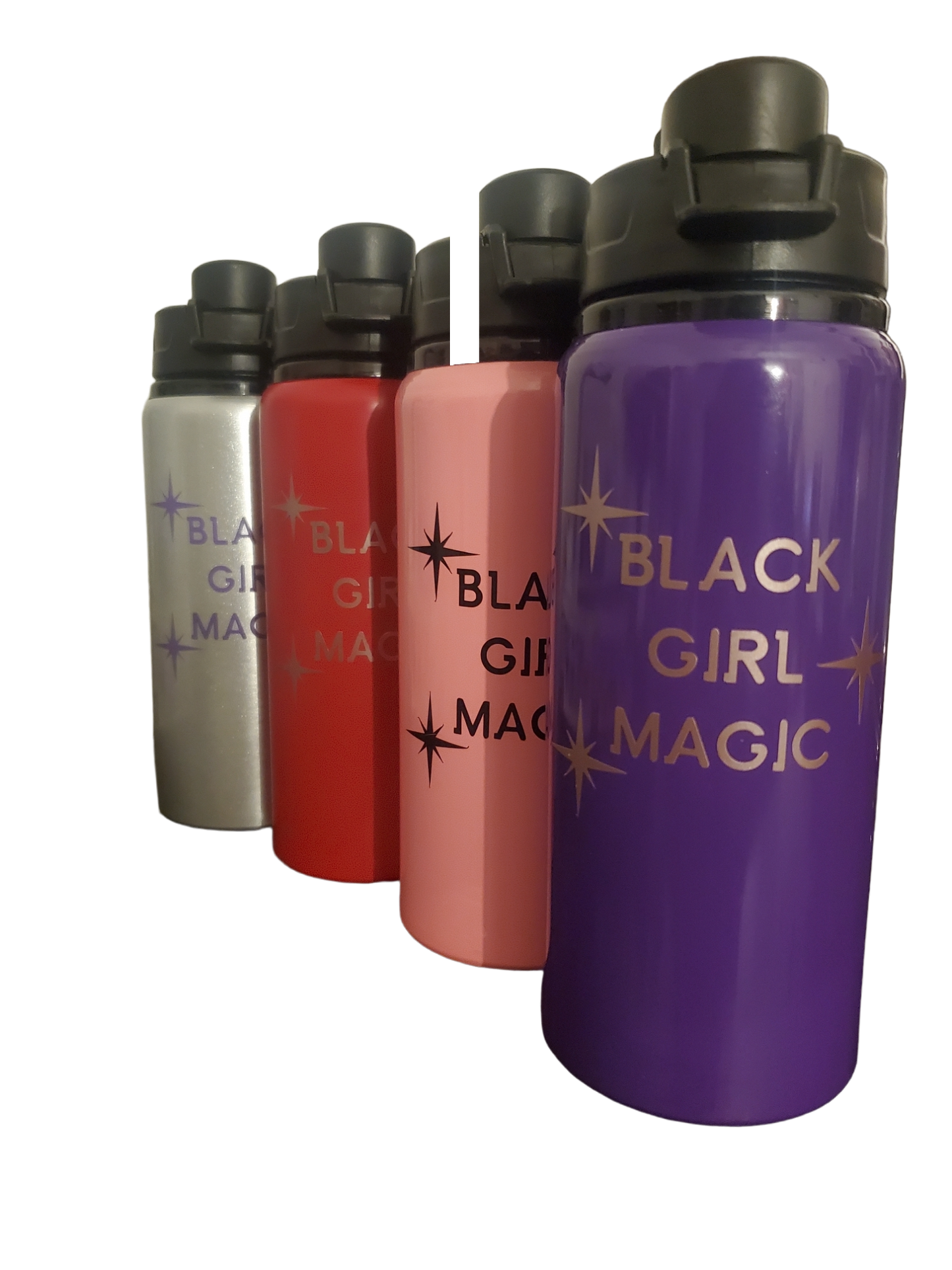 Black Girl Magic Water Bottle