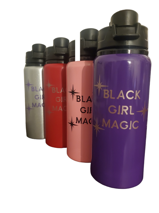 Black Girl Magic Water Bottle
